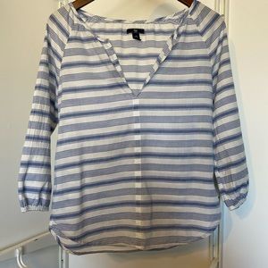 Gap Sz XS Striped Cotton Shirt